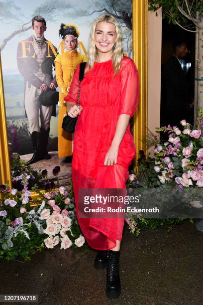 Rydel Lynch attends the premiere of Focus Features' "Emma." at DGA Theater on February 18, 2020 in Los Angeles, California.