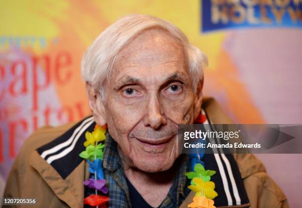 Puppeteer Marty Krofft arrives at Jimmy Buffett's "Escape To Margaritaville" L.A. Premiere Engagement at the Dolby Theatre on February 18, 2020 in...