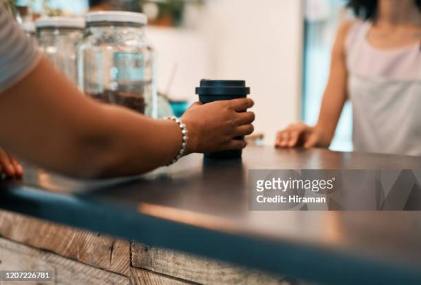 making refill coffee real good coffee - order takeout stock pictures, royalty-free photos & images
