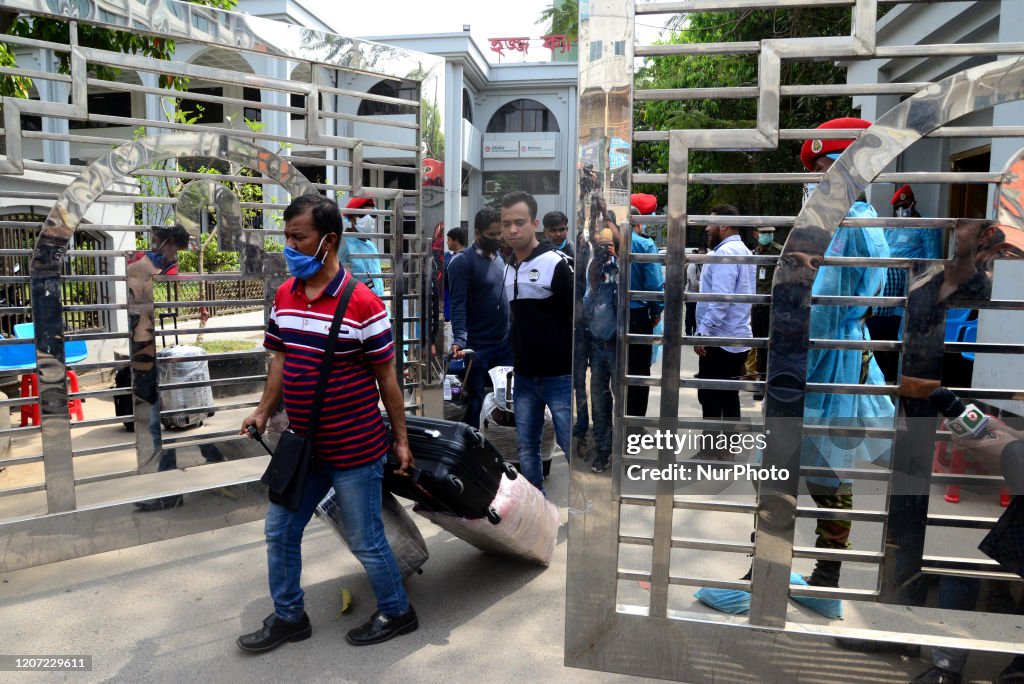 People Arrived From Italy In Home Quarantined In Dhaka
