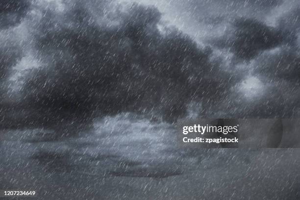 blizzard - rain stock pictures, royalty-free photos & images
