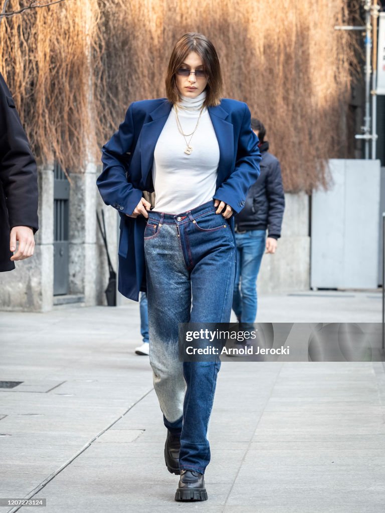 Celebrity Sightings: February 19th - Milan Fashion Week Fall/Winter 2020-2021