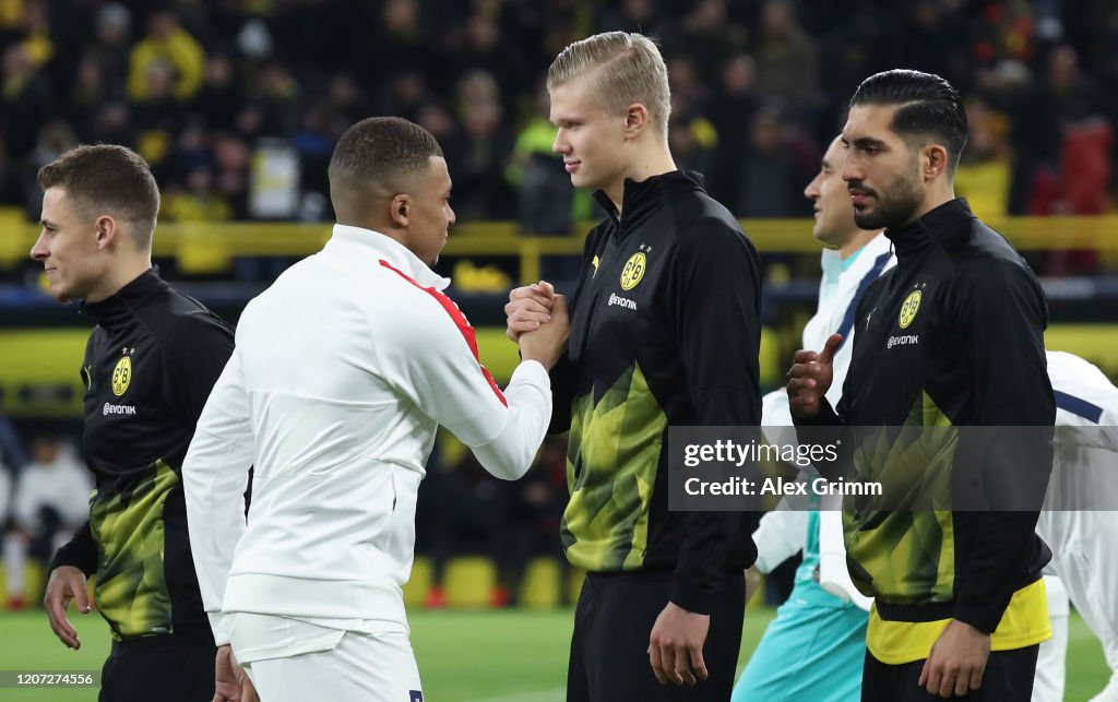 Borussia Dortmund v Paris Saint-Germain - UEFA Champions League Round of 16: First Leg