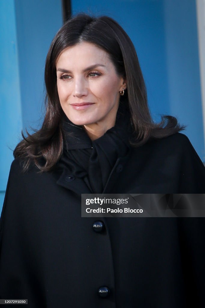 Queen Letizia Of Spain Attends UNICEF Meeting