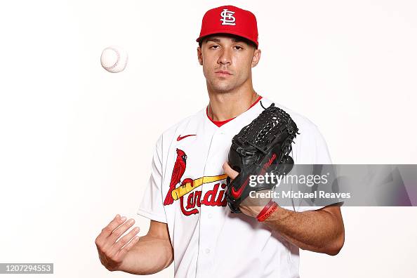 Jack Flaherty of the St. Louis Cardinals poses for a photo on Photo ...