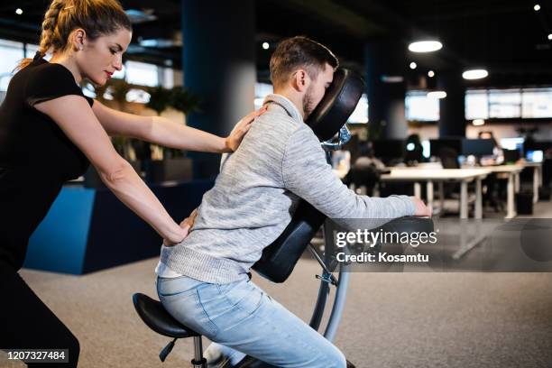 Person Getting Chair Message 202 Office Chair Massage Stock Photos, High-Res Pictures, and Images ...