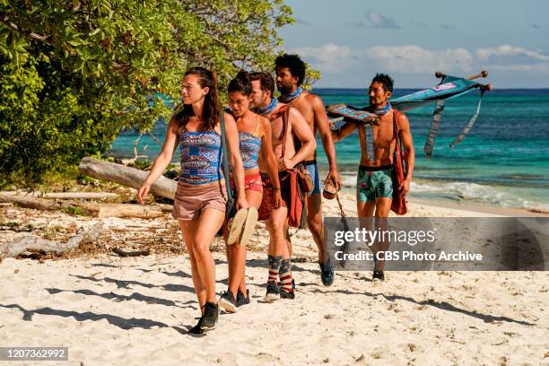 "Quick on the Draw" - Parvati Shallow, Michele Fitzgerald, Nick Wilson, Wendell Holland and Yul Kwon on the Sixth episode of SURVIVOR: WINNERS AT...