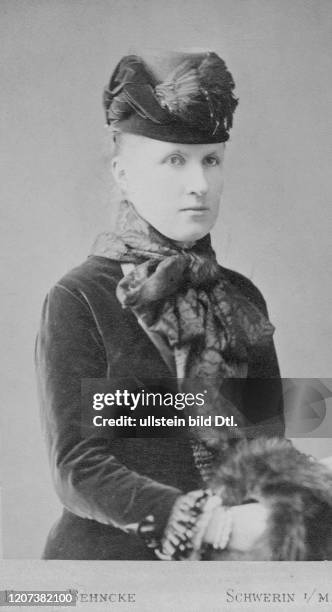 Anastasia Mikhailovna Romanova, Grand Duchess of Mecklenburg - Schwerin, *1860-1922+, mother of German crown princess Cecilie - Vintage property of...