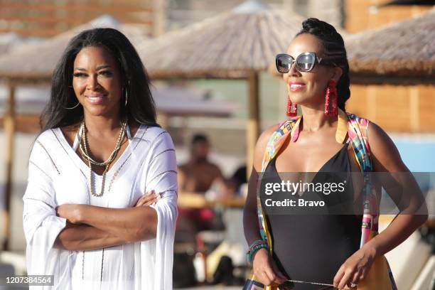 Pictured: Kenya Moore, Tayna Sam --