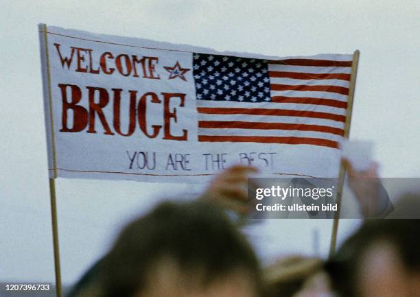 Fans von Bruce Springsteen, Radstadion Weissensee, Ostberlin