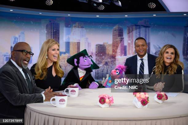 Al Roker, Jill Martin, Sesame Street, Craig Melvin and Maria Shriver on Wednesday, March 11, 2020 --