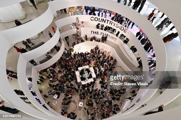 Guests attend as Lavazza continues to grow partnership with The Solomon R. Guggenheim Museum in New York supporting the latest exhibition,...