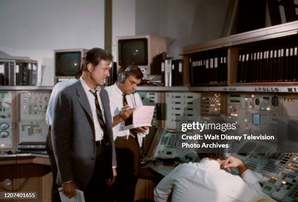 Robert Culp, Ed Nelson appearing in the ABC tv movie 'Houston, We've Got a Problem'.