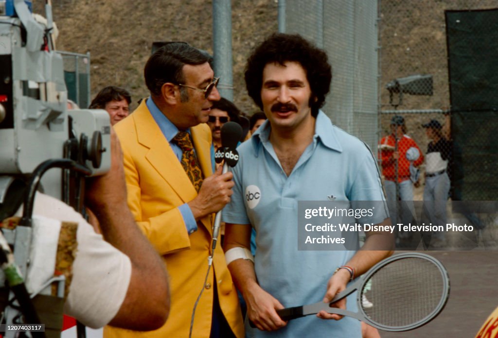 Howard Cosell Interviewing Gabe Kaplan On 'Battle Of The Network Stars II'