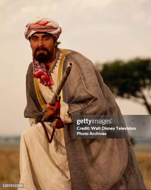 Kabir Bedi promotional photo for the ABC tv movie 'Forbidden Territory: Stanley's Search for Livingstone'.