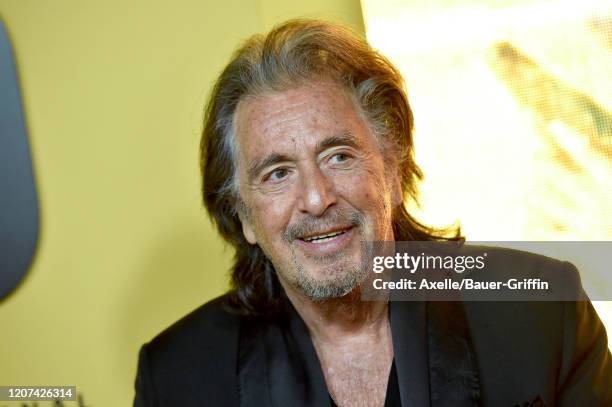 Al Pacino attends the premiere of Amazon Prime Video's "Hunters" at DGA Theater on February 19, 2020 in Los Angeles, California.