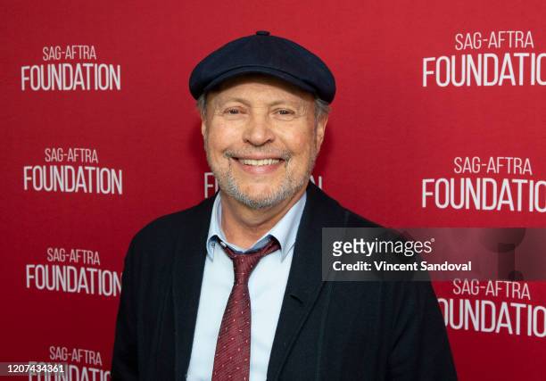 Actor Billy Crystal attends SAG-AFTRA Foundation Conversations presents "Standing Up, Falling Down" at SAG-AFTRA Foundation Screening Room on...