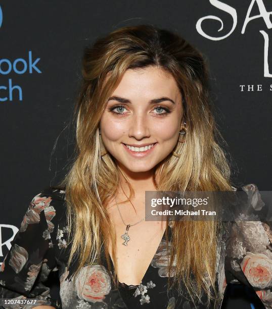 Giorgia Whigham attends the Los Angeles premiere of Facebook Watch's "Sacred Lies: The Singing Bones" held at The Hollywood Roosevelt Hotel on...