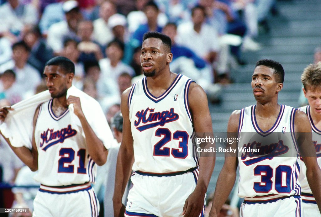Sacramento Kings - Harold Pressely, Wayman Tisdale, Kenny Smith