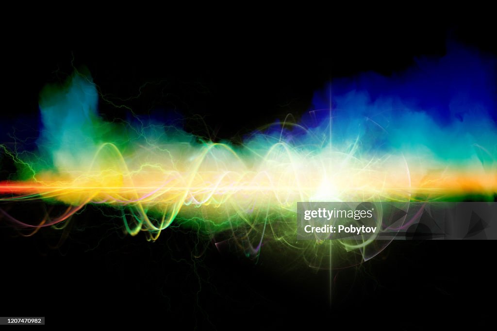 Wave Distorter Wave Distortion Metaphor On Science Physics Mathematics High-Res Vector ...