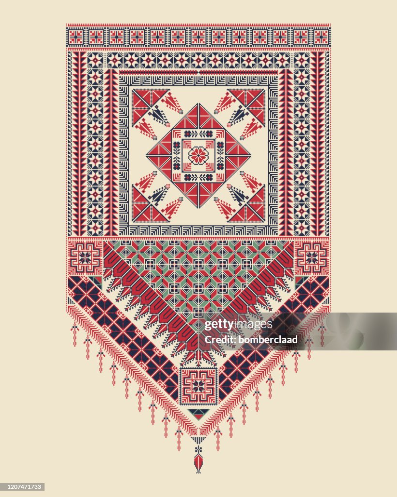 Palestinian Famous Pattern Palestinian Pattern 17 High-Res Vector Graphic - Getty Images