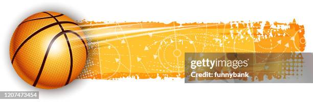 basketball final scoring - swish background stock illustrations