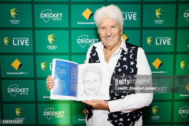 Dawn Fraser during the Cricket Australia Corinne Hall “Victress” Book Launch at Sydney Cricket Ground on February 20, 2020 in Sydney, Australia.