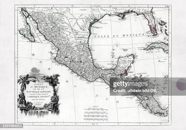 Carte du Mexique et de la Nouvelle Espagne : contenant la partie australe de l'AmÃ©rique Septentrionale, Venedig 1779 2:2