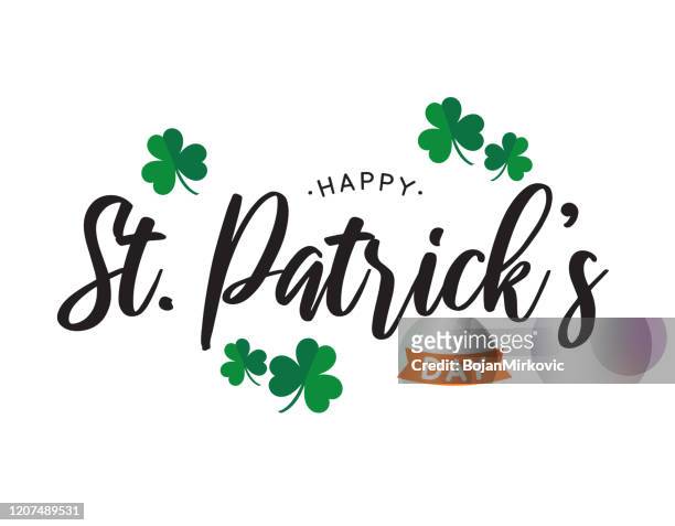 saint patrick's day card, poster, banner template. vector - st patricks day stock illustrations
