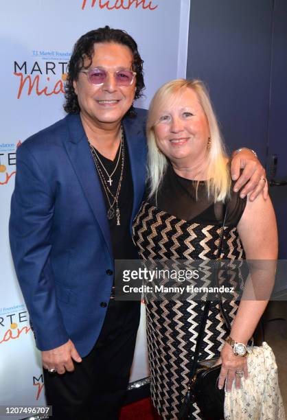 Rudy Perez, Betsy Perez at the T.J. Martell Foundation's 2020 Martell In Miami Gala at the Frost Science Museum on February 19, 2020 in Miami, FL