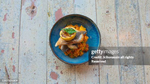 fusion cuisine - jcbonassin stock pictures, royalty-free photos & images