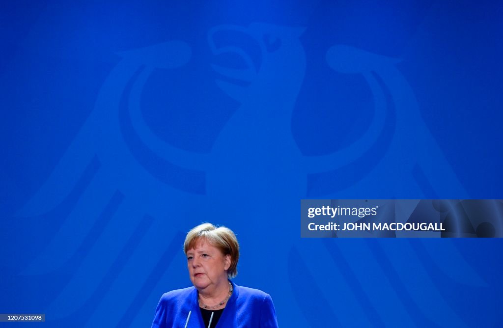 GERMANY-HEALTH-VIRUS-MERKEL