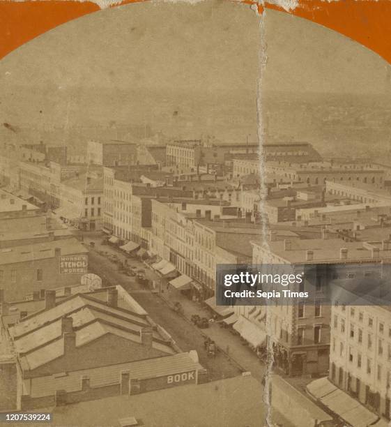 State St. Rochester, N.Y. - , L. E. Walker , about 1870, Albumen silver print.