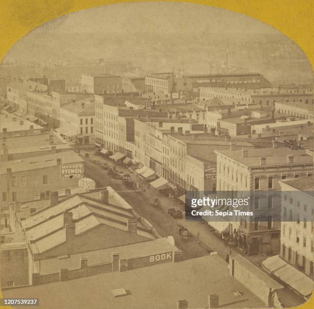 State St. Rochester, N.Y. - , L. E. Walker , about 1870, Albumen silver print.