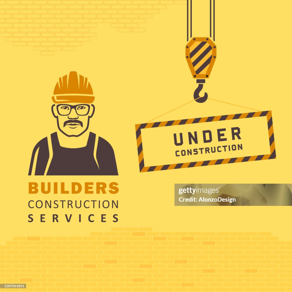 Construction Worker Logo