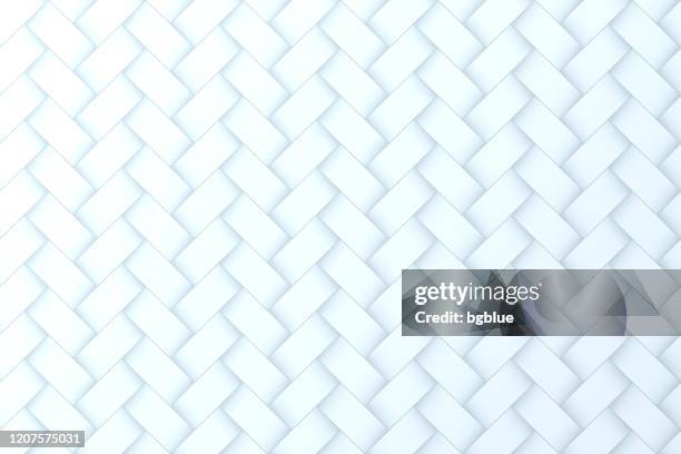 abstract bluish white background - geometric texture - basket weaving stock illustrations