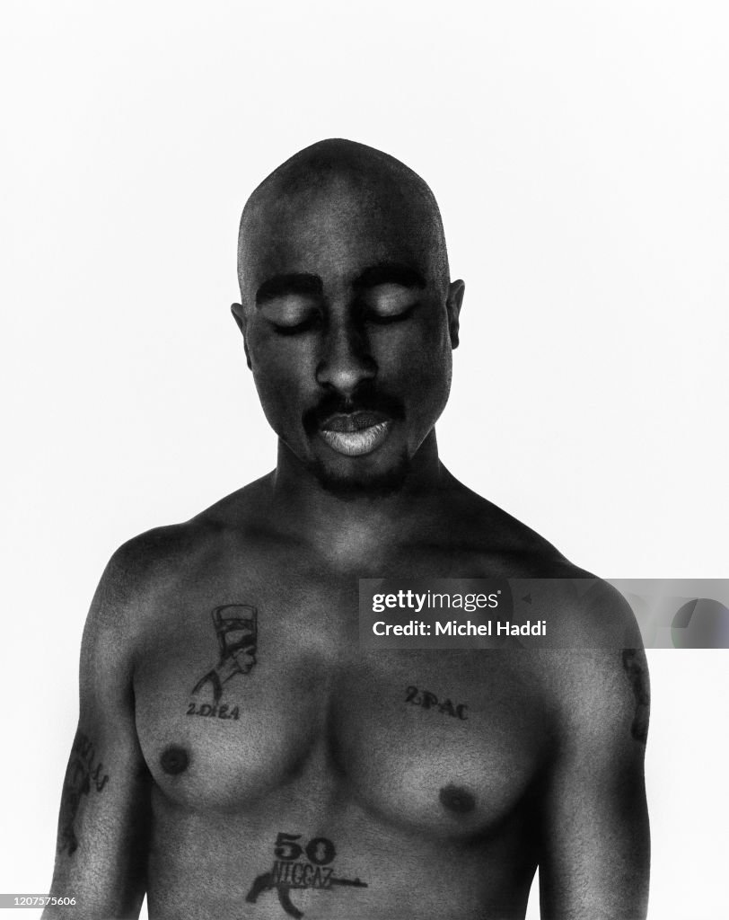 Rapper And Actor Tupac Shakur Is Photographed On April 23 1993 In rapper-and-actor-tupac-shakur-is-photographed-on-april-23-1993-in