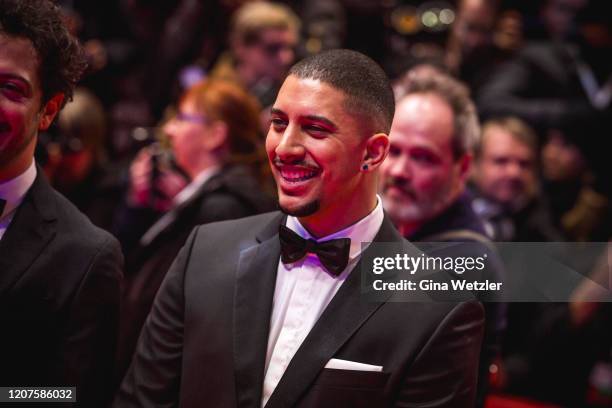 Andreas Bourani arrives for the opening ceremony and "My Salinger Year" premiere during the 70th Berlinale International Film Festival Berlin at...