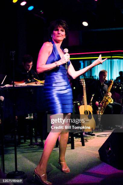 July 16: MANDATORY CREDIT Bill Tompkins/Getty Images Lucie Arnaz, the daughter of Desi Arnaz and Lucille Ball performing on July 16, 2008 in New York...