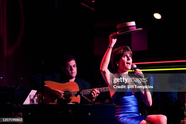 July 16: MANDATORY CREDIT Bill Tompkins/Getty Images Desi Arnaz Jr and Lucie Arnaz, the children of Desi Arnaz and Lucille Ball performing on July...