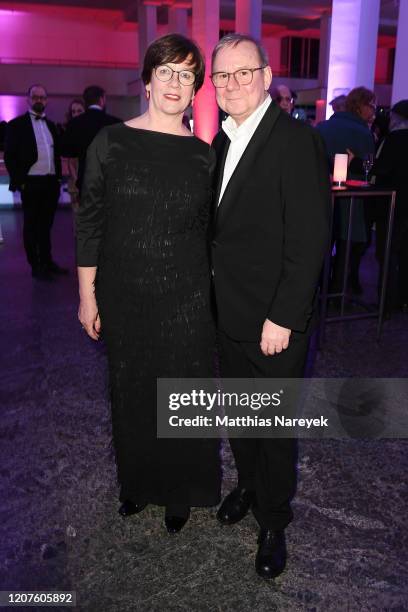 Heidrun Teusner Krol and Joachim Krol attend the opening party during the 70th Berlinale International Film Festival Berlin at Kulturforum on...