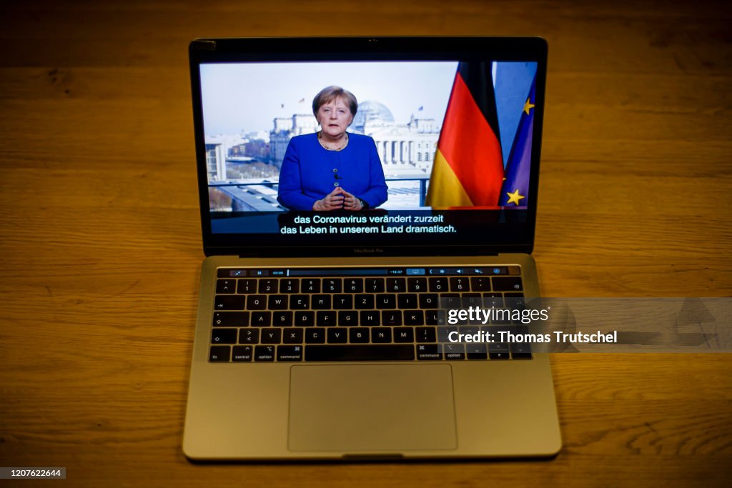 Merkel speaks About Corona Virus