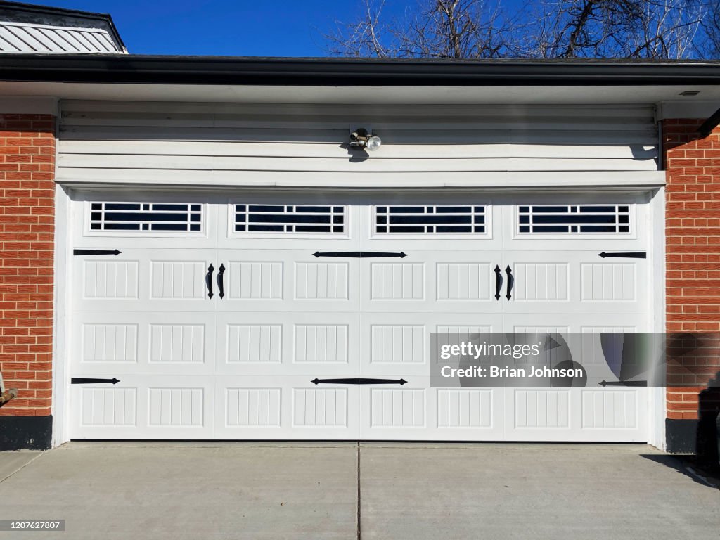 Carriage house style garage door