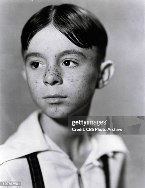 Portrait of Carl Switzer as Alfalfa forThe Little Rascals series, originally know as Our Gang. Image dated January 1, 1936.