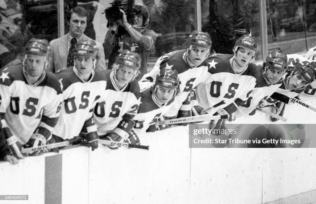 This is the "Miracle on Ice" game where Team USA beat the Soviet Union 4-3 in the 1980 Olympics