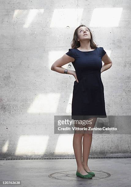 Actress Maria Canale poses on August 9, 2011 in Locarno, Switzerland.