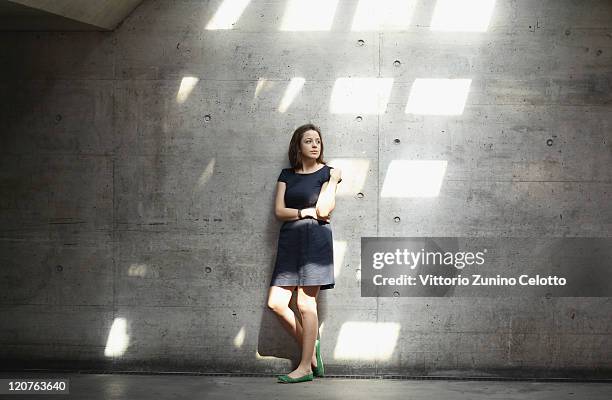 Actress Maria Canale poses on August 9, 2011 in Locarno, Switzerland.