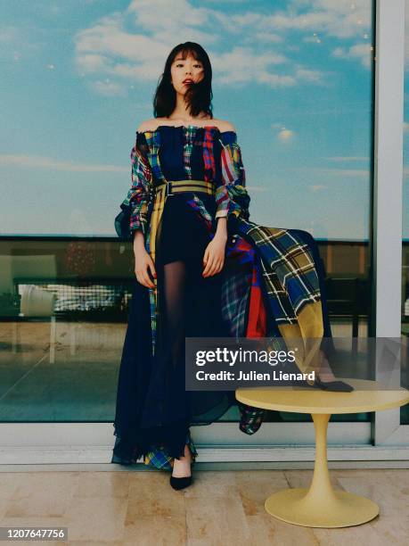 Actress Masami Nagasawa poses for a portrait on May, 2018 in Cannes, France. .