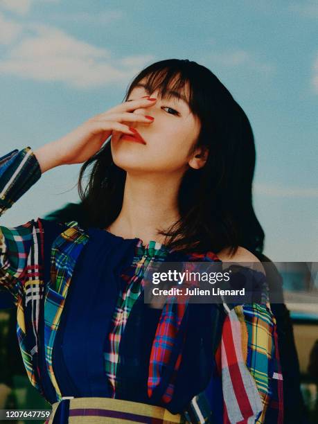 Actress Masami Nagasawa poses for a portrait on May, 2018 in Cannes, France. .