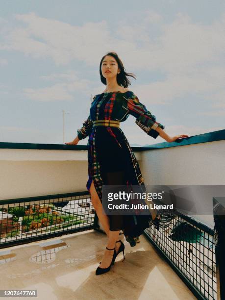 Actress Masami Nagasawa poses for a portrait on May, 2018 in Cannes, France. .